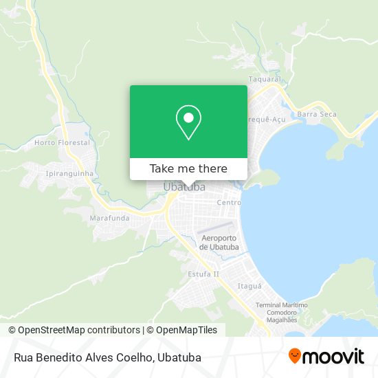 Mapa Rua Benedito Alves Coelho