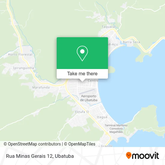 Rua Minas Gerais 12 map