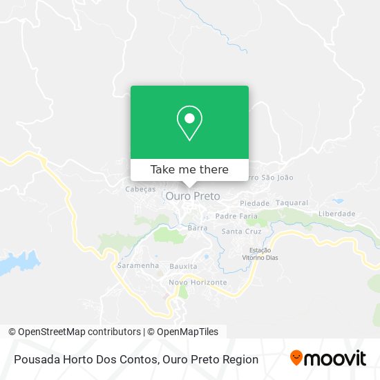 Pousada Horto Dos Contos map