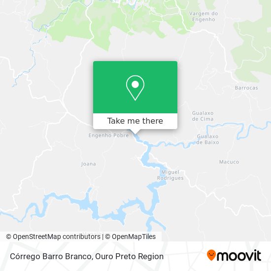 Córrego Barro Branco map