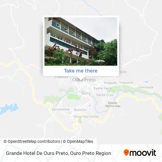 Grande Hotel De Ouro Preto map