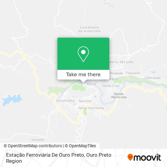 Estação Ferroviária De Ouro Preto map