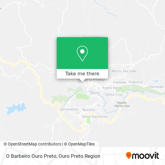 O Barbeiro Ouro Preto map