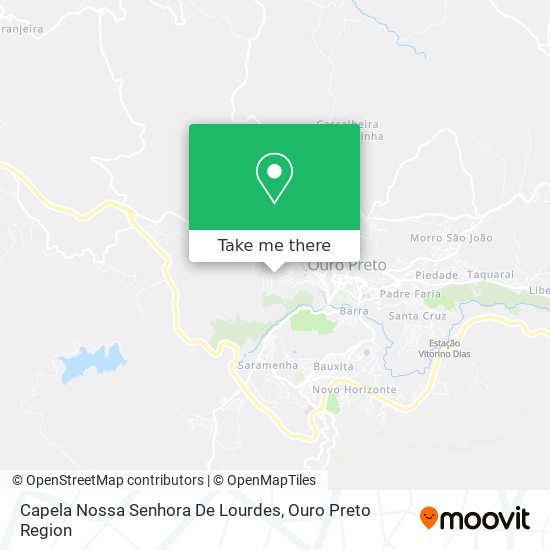 Mapa Capela Nossa Senhora De Lourdes