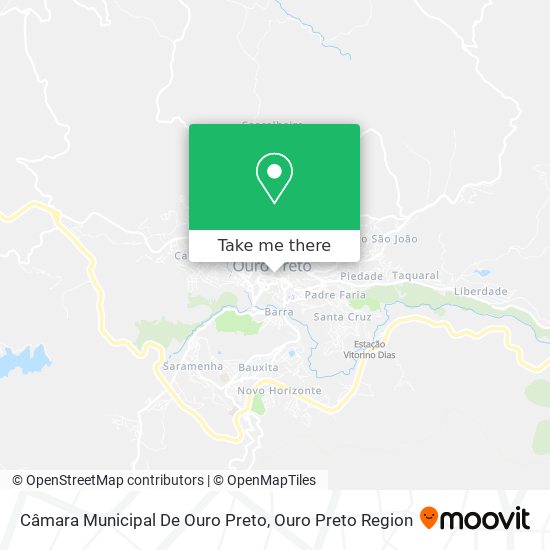 Câmara Municipal De Ouro Preto map
