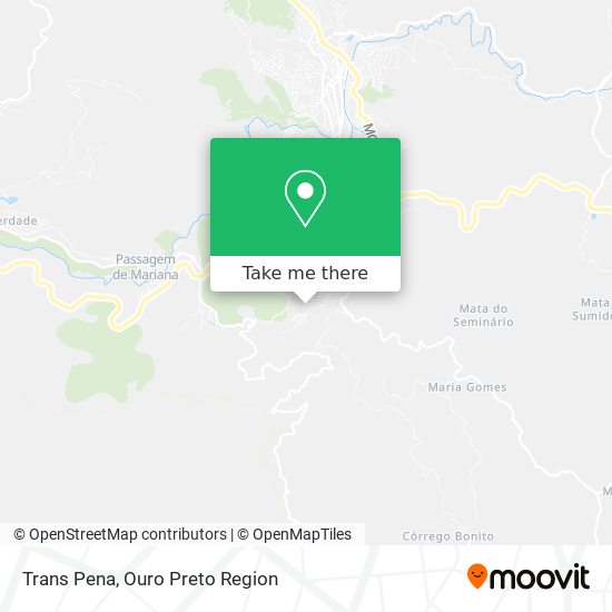 Trans Pena map