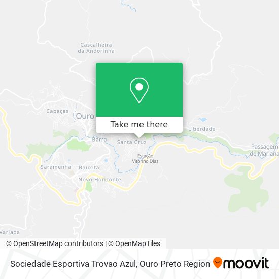 Sociedade Esportiva Trovao Azul map