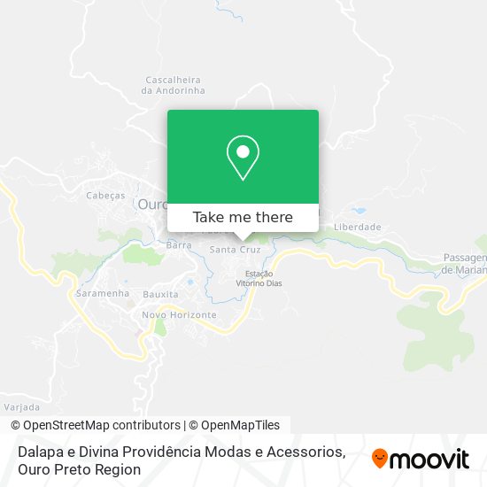 Mapa Dalapa e Divina Providência Modas e Acessorios