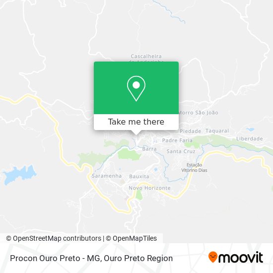 Procon Ouro Preto - MG map
