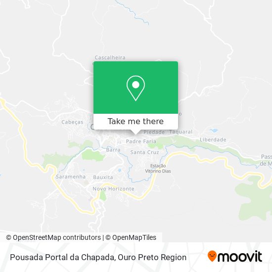 Pousada Portal da Chapada map