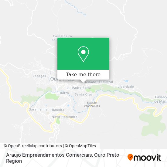 Mapa Araujo Empreendimentos Comerciais