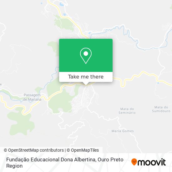 Fundação Educacional Dona Albertina map