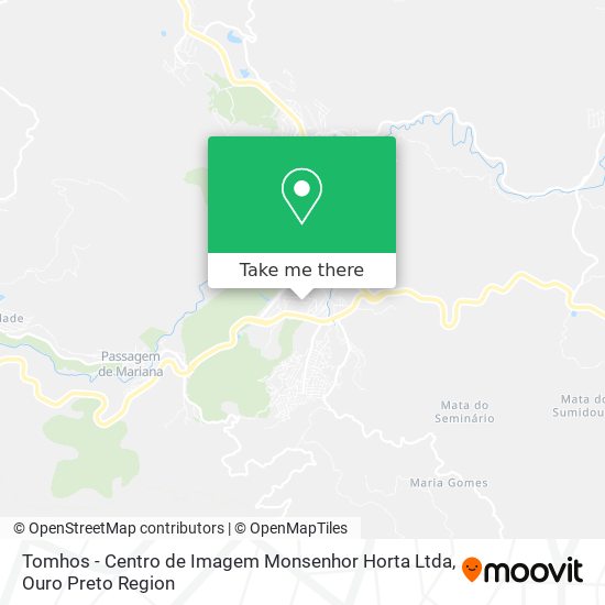 Mapa Tomhos - Centro de Imagem Monsenhor Horta Ltda