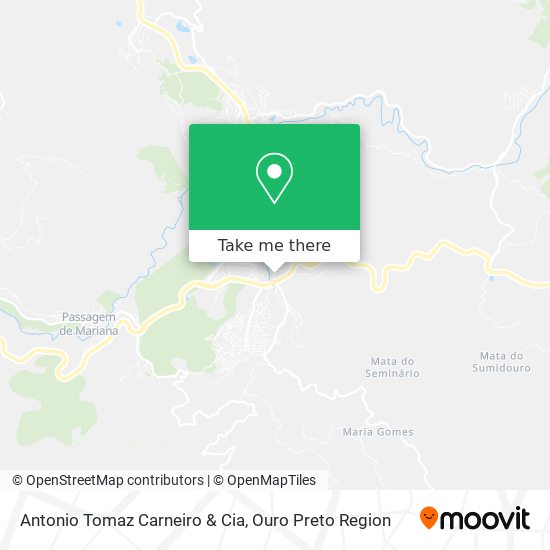 Antonio Tomaz Carneiro & Cia map