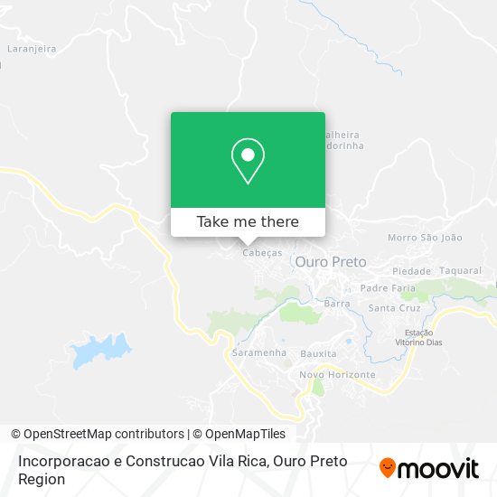 Mapa Incorporacao e Construcao Vila Rica