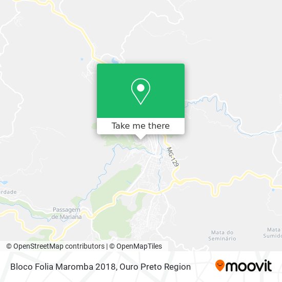 Bloco Folia Maromba 2018 map