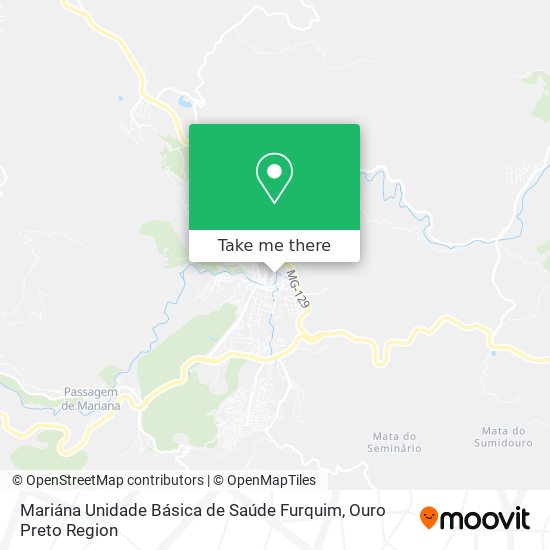 Mariána Unidade Básica de Saúde Furquim map