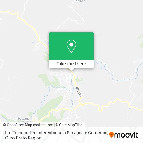 Lm Transportes Interestaduais Serviços e Comércio map