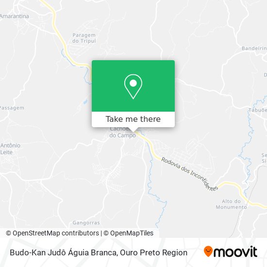 Mapa Budo-Kan Judô Águia Branca