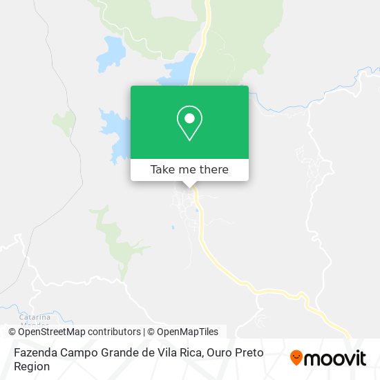 Mapa Fazenda Campo Grande de Vila Rica