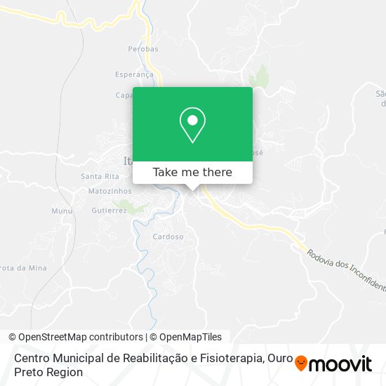 Centro Municipal de Reabilitação e Fisioterapia map