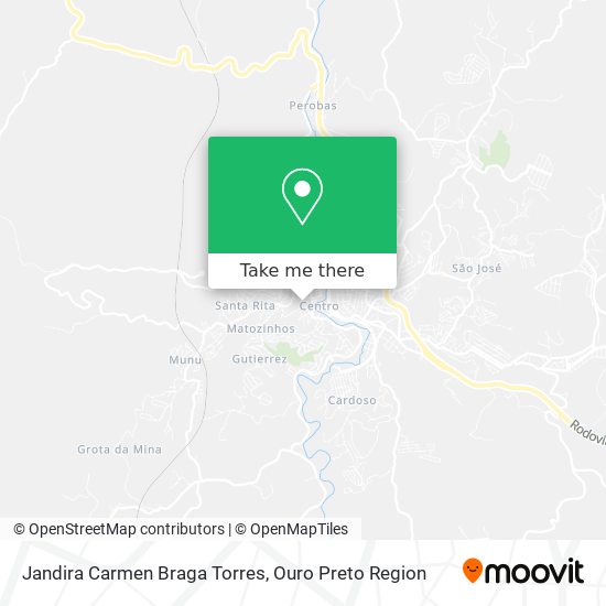 Jandira Carmen Braga Torres map