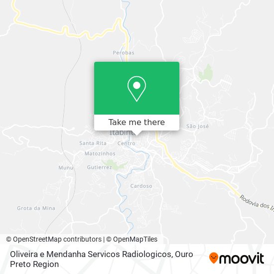 Oliveira e Mendanha Servicos Radiologicos map