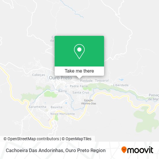 Cachoeira Das Andorinhas map