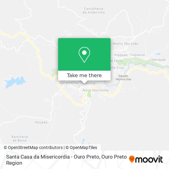 Santa Casa da Misericordia - Ouro Preto map