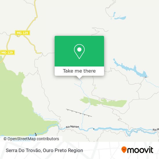 Mapa Serra Do Trovão