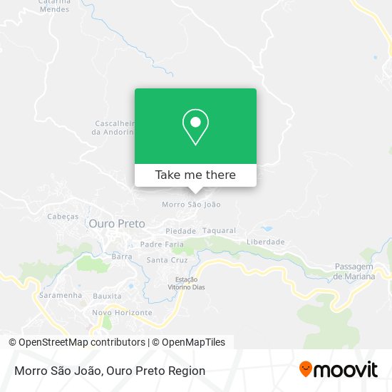 Mapa Morro São João