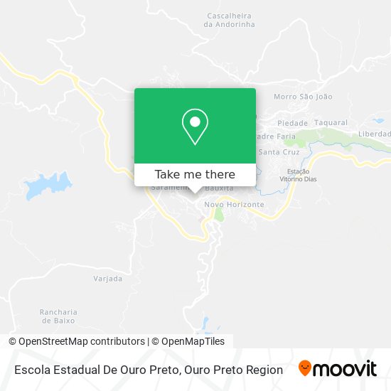 Escola Estadual De Ouro Preto map