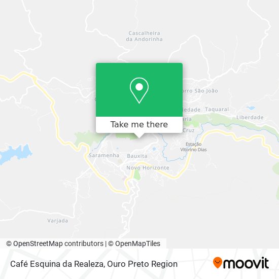 Café Esquina da Realeza map