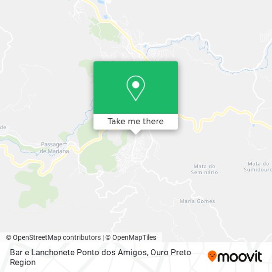 Bar e Lanchonete Ponto dos Amigos map