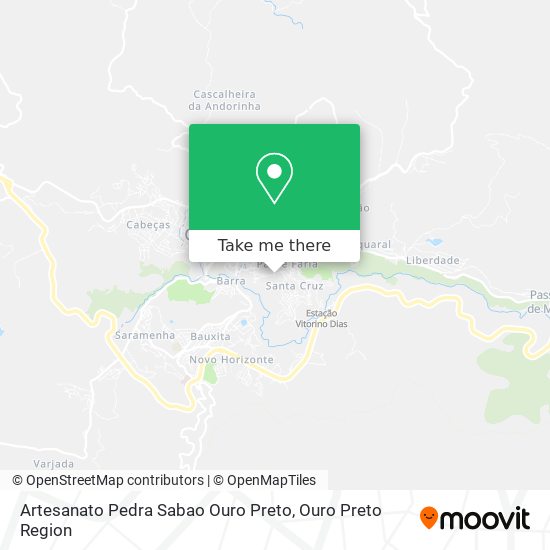 Artesanato Pedra Sabao Ouro Preto map