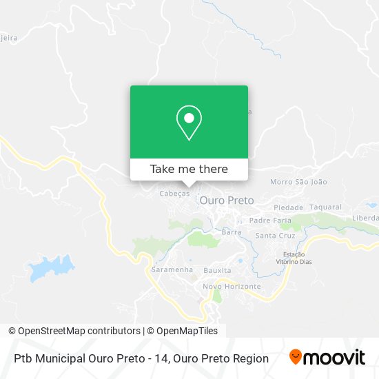 Ptb Municipal Ouro Preto - 14 map