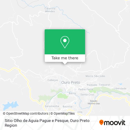 Sitio Olho de Aguia Pague e Pesque map