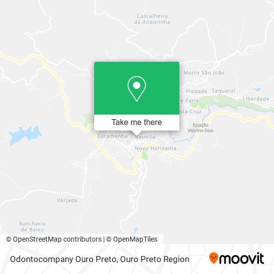 Mapa Odontocompany Ouro Preto