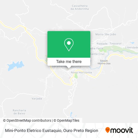 Mapa Mini-Ponto Eletrico Eustaquio