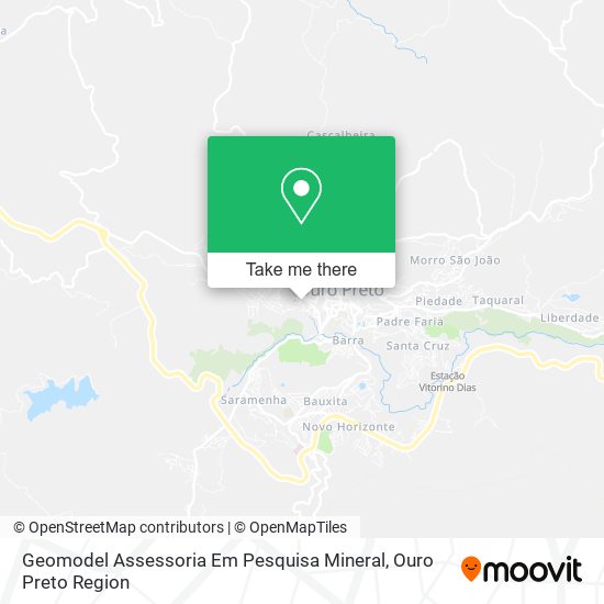 Geomodel Assessoria Em Pesquisa Mineral map