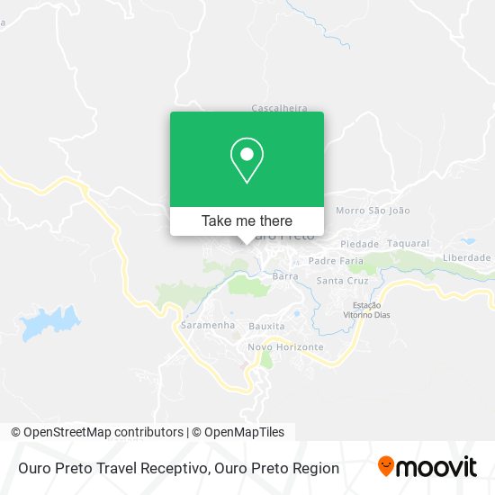 Mapa Ouro Preto Travel Receptivo