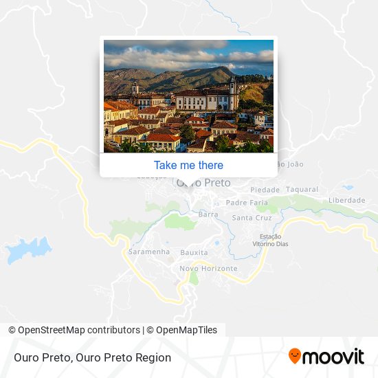 Mapa Ouro Preto