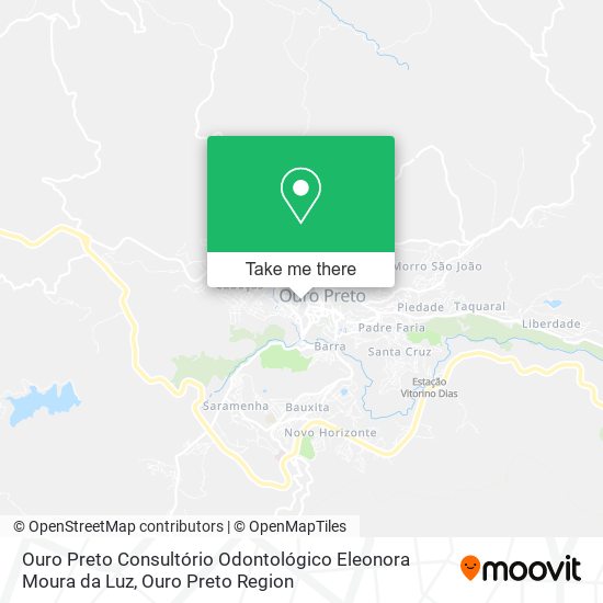 Ouro Preto Consultório Odontológico Eleonora Moura da Luz map