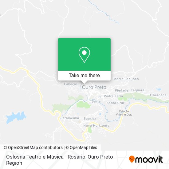 Mapa Oslosna Teatro e Música - Rosário