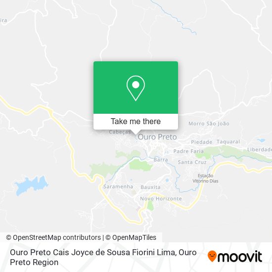 Ouro Preto Cais Joyce de Sousa Fiorini Lima map