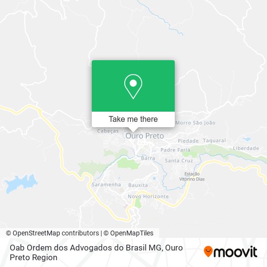 Mapa Oab Ordem dos Advogados do Brasil MG