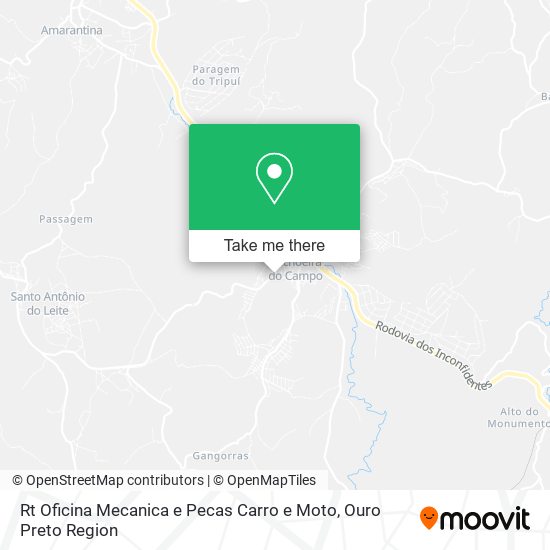 Mapa Rt Oficina Mecanica e Pecas Carro e Moto