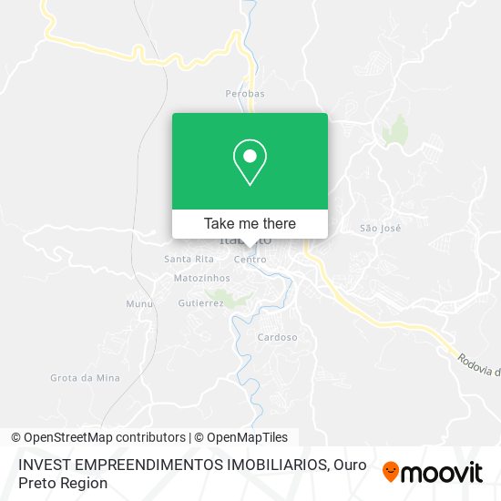 INVEST EMPREENDIMENTOS IMOBILIARIOS map