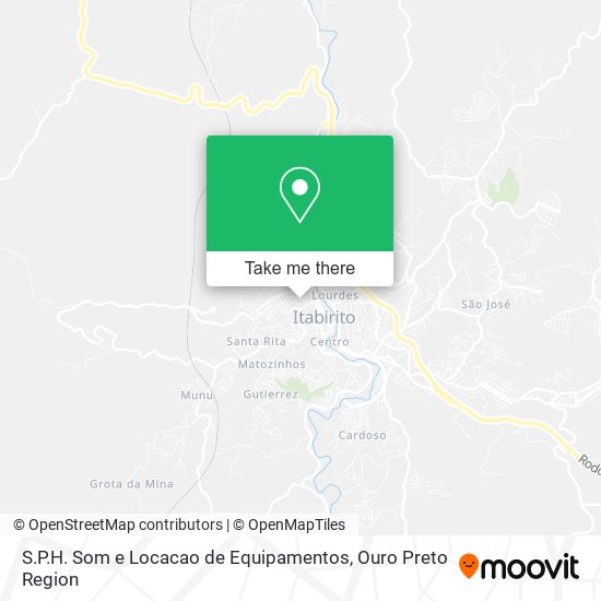 S.P.H. Som e Locacao de Equipamentos map