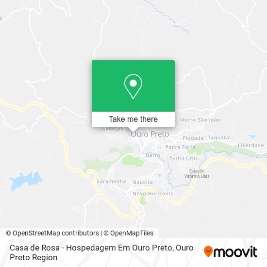 Casa de Rosa - Hospedagem Em Ouro Preto map